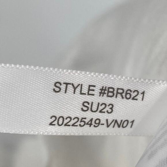 J Crew Linen Sundress Drop Waist Ruffle Hem Sleeveless Mini White Womens size 18 - Picture 8 of 8